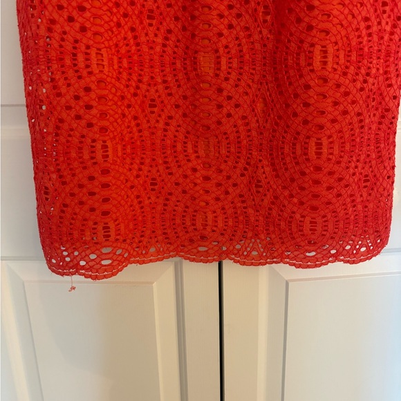 Gorgeous coral lace dress - Picture 6 of 11